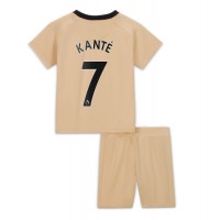 Chelsea Kante #7 Tredje sæt Børn 2022-23 Kortærmet (+ Korte bukser)